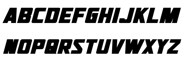 Jhiaxus Bold Italic Font LOWERCASE
