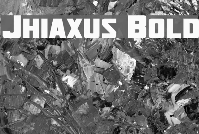 Jhiaxus Bold Font examples