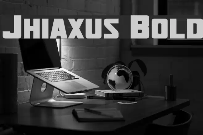 Jhiaxus Bold Font examples