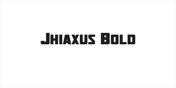 Jhiaxus Bold Logo