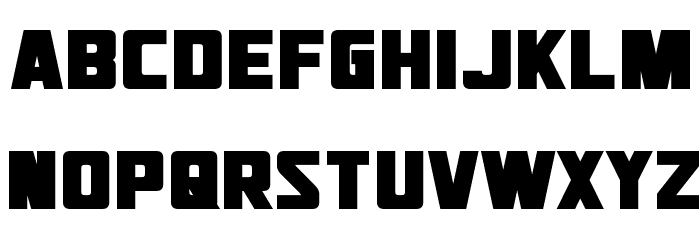 Jhiaxus Bold Font LOWERCASE