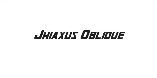 Jhiaxus Oblique Logo