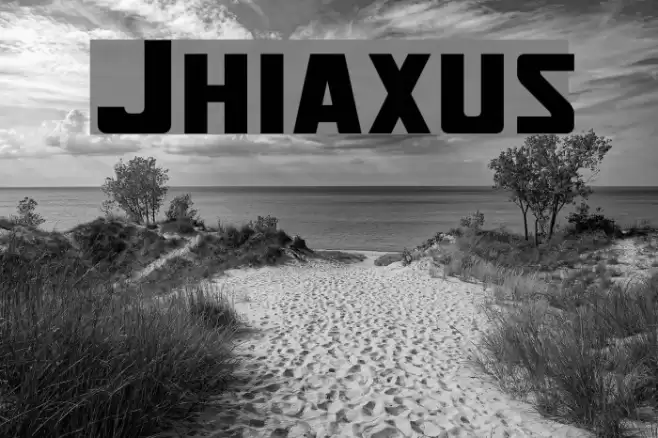Jhiaxus Font examples