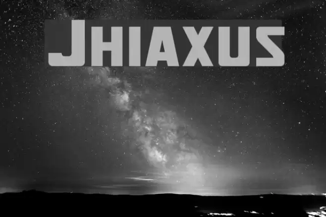 Jhiaxus Font examples