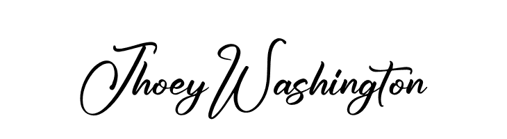 Jhoey Washington  font caratteri gratis