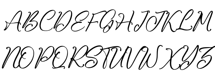 Jhoey Washington Font UPPERCASE