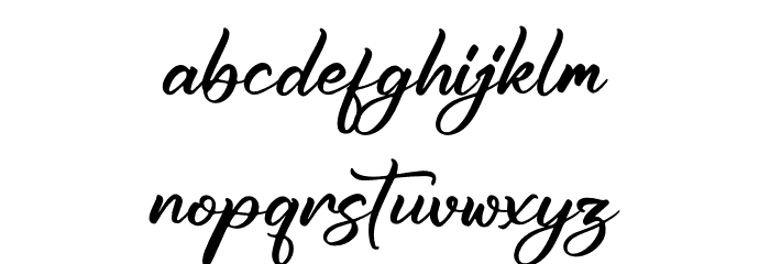 Jhoey Washington Font LOWERCASE