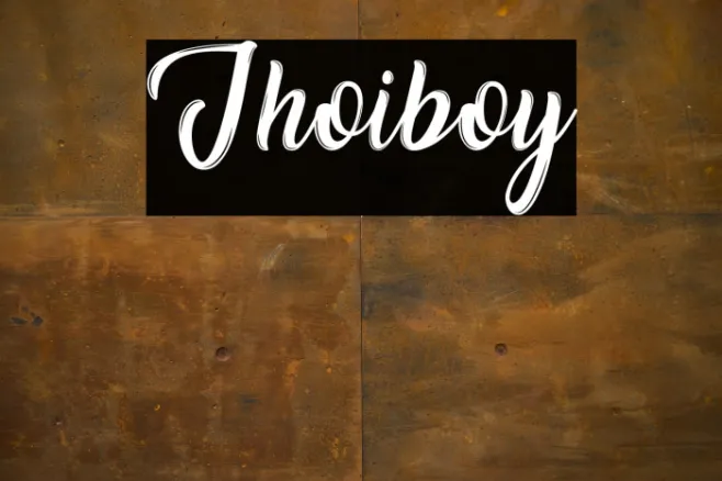 Jhoiboy Example 2