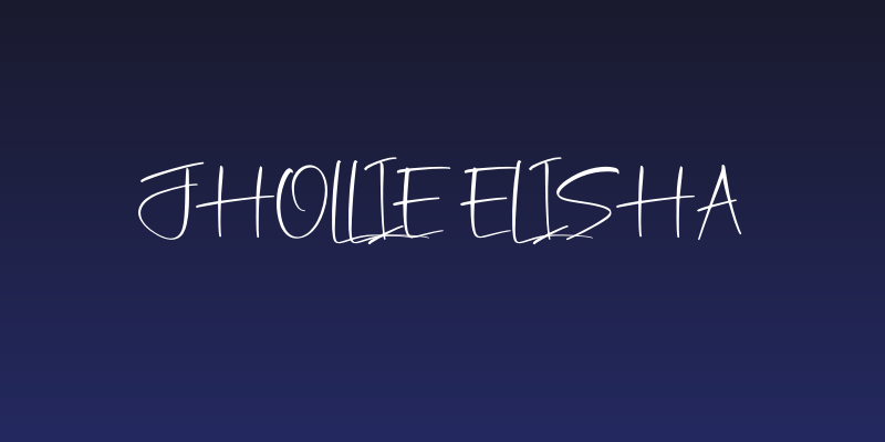Jhollie Elisha Social Header