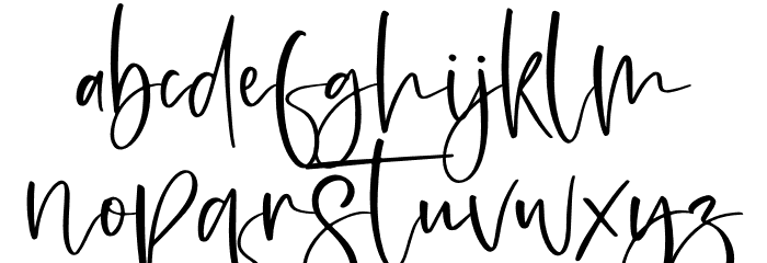 Jhollie Elisha Font LOWERCASE
