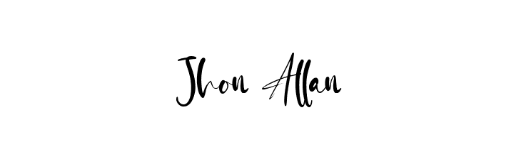 Jhon Allan  免费字体下载