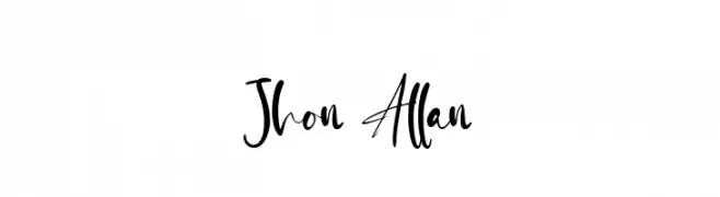 Jhon Allan  تنزيل الخطوط