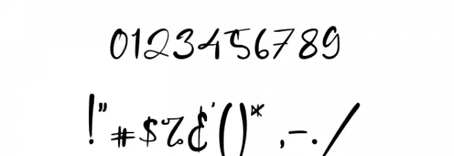 Jhon Allan Font OTHER CHARS