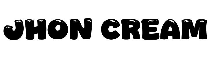 Jhon Cream  Frei Schriftart Herunterladen