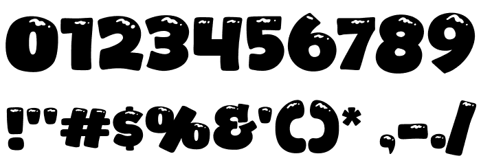 Jhon Cream Font OTHER CHARS