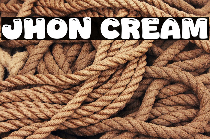 Jhon Cream Example 1