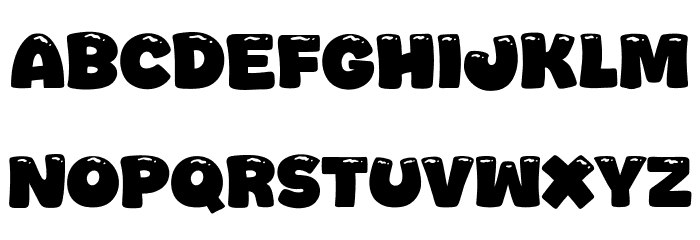 Jhon Cream Font LOWERCASE