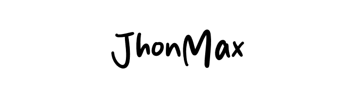 Jhon Max  font caratteri gratis