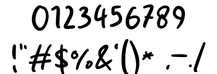 Jhon Max Font OTHER CHARS