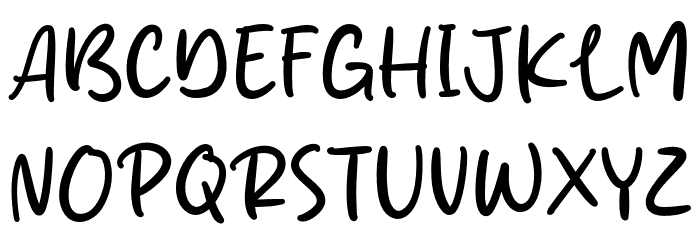 Jhon Max Font UPPERCASE