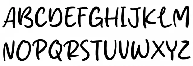 Jhon Max Schriftart Groß