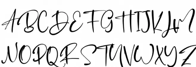 JhonAllan Schriftart Groß
