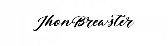 JhonBrewster  フリーフォントのダウンロード