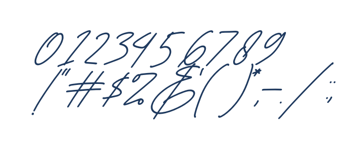 Jhonathan Hartman Italic Other Characters