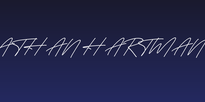 Jhonathan Hartman Italic Social Header