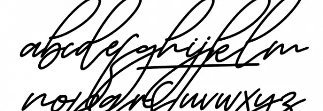 Jhonathan Hartman Italic Font Litere mici