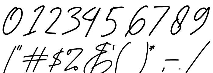 Jhonathan Hartman Font OTHER CHARS