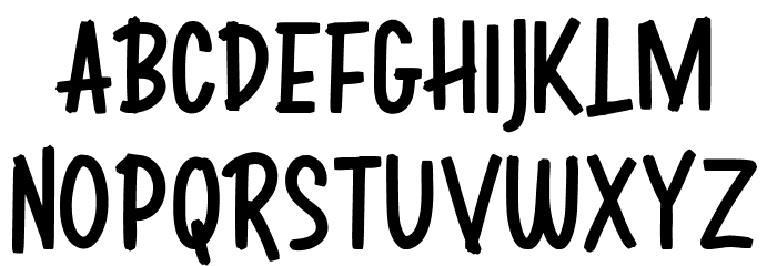 Jhonny Luck Font LOWERCASE