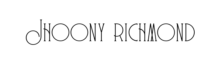 Jhoony richmond  免费字体下载