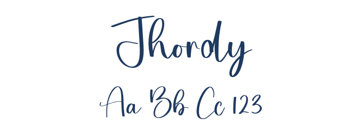 Jhordy Font Preview