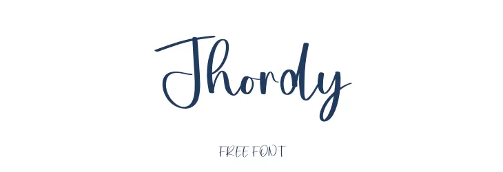 Jhordy  Скачать бесплатные шрифты