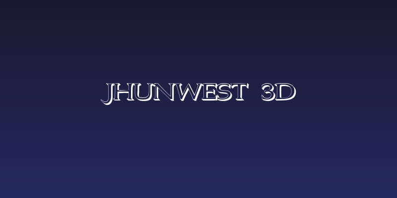 Jhunwest 3D Social Header