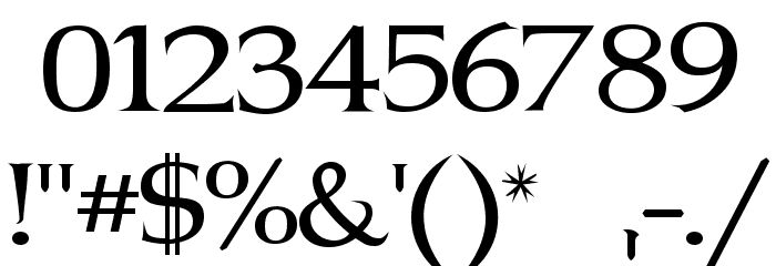 Jhunwest Font OTHER CHARS