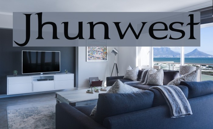 Jhunwest Font examples