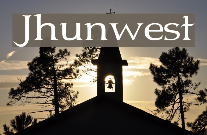 Jhunwest Font examples