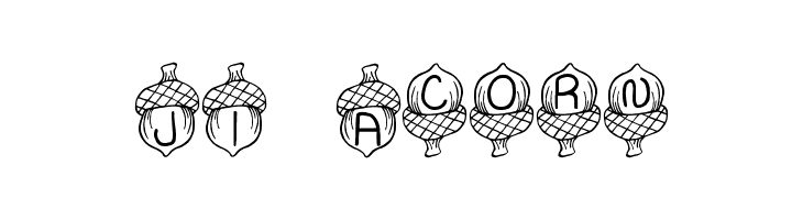 JI Acorn फ़ॉन्ट