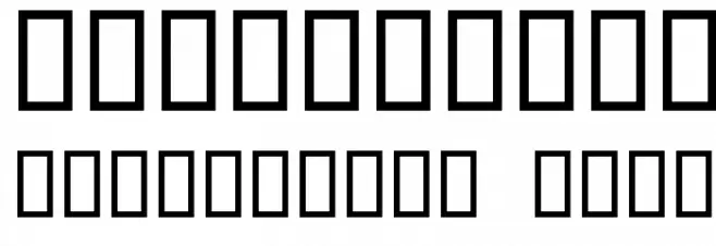 JI Acorn Font Alte caractere