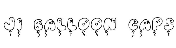 JI Balloon Caps  Fuentes Gratis Descargar