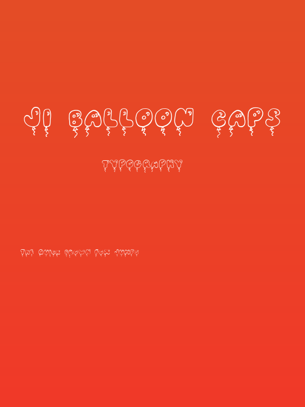 JI Balloon Caps Poster