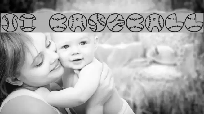 JI Baseball Font examples