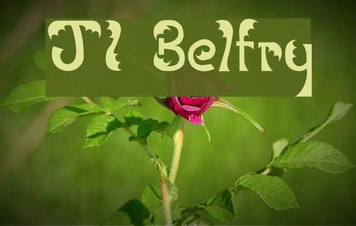 JI Belfry Font examples