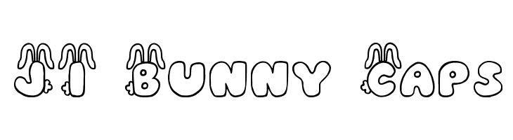 JI Bunny Caps Font