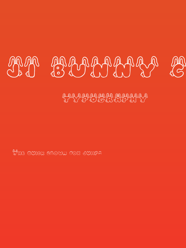 JI Bunny Caps Poster