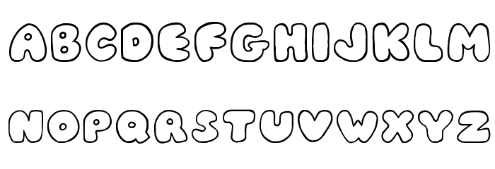 JI Bunny Caps Font LOWERCASE