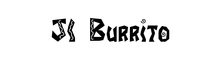 JI Burrito  नि: शुल्क फ़ॉन्ट्स डाउनलोड
