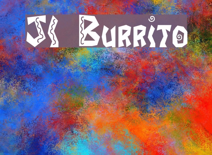 JI Burrito Font examples